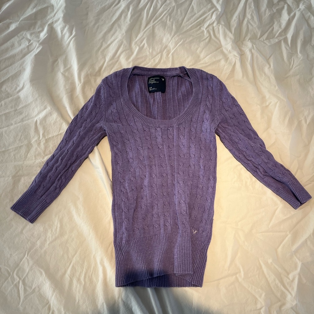 Late 2000’s purple AEO sweater